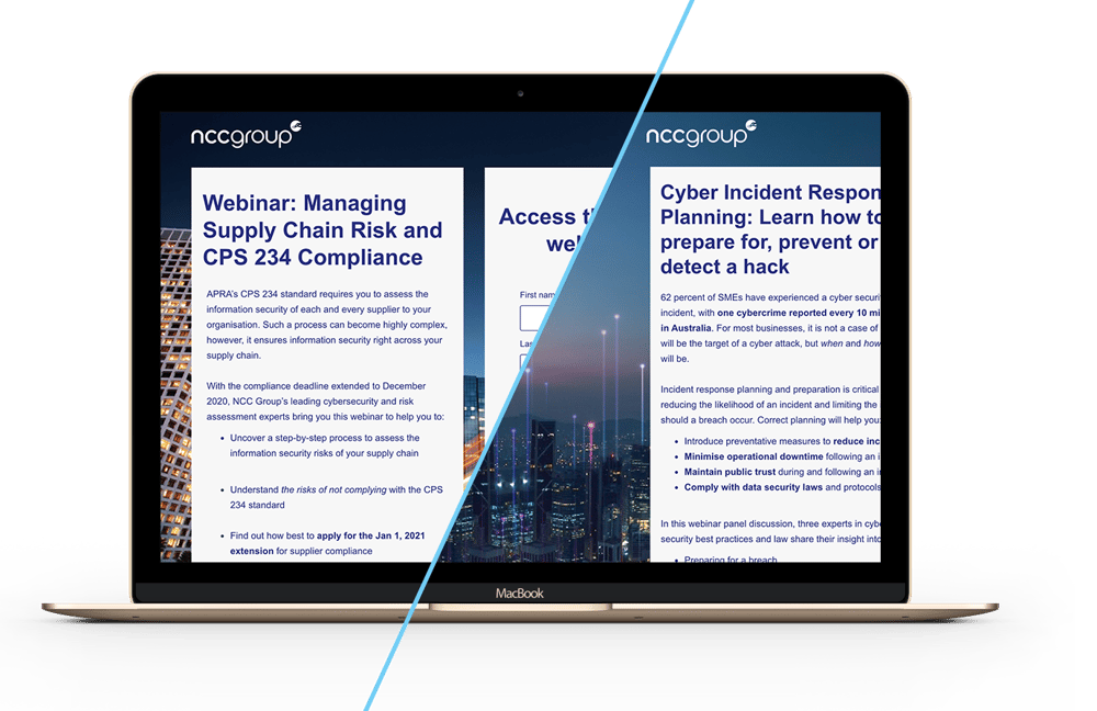 NCC Group website
