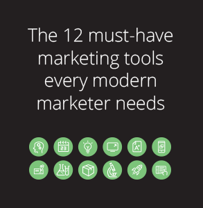 Ebook: Insider's guide to the 12 must-have marketing tools every modern marketer needs