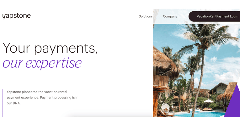 Yapstone homepage