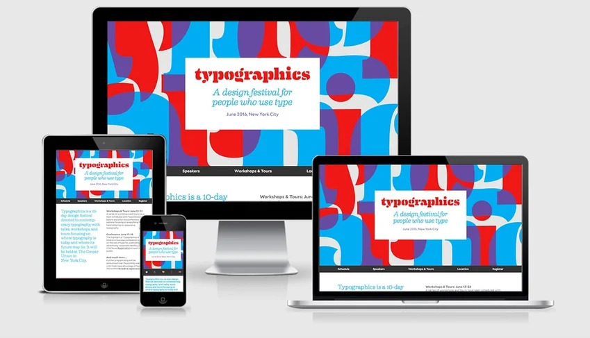 Typographics and UX design trends