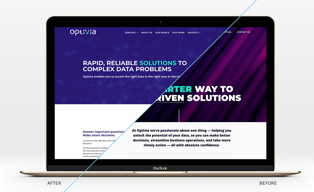 Revamped brand positioning & website elevate Optivia's business growth