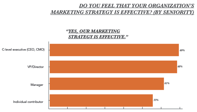 Do you feel that your organisation's marketing strategy is effective?