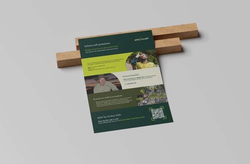 Arborcraft event invitation