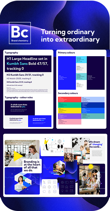 Brand on a page